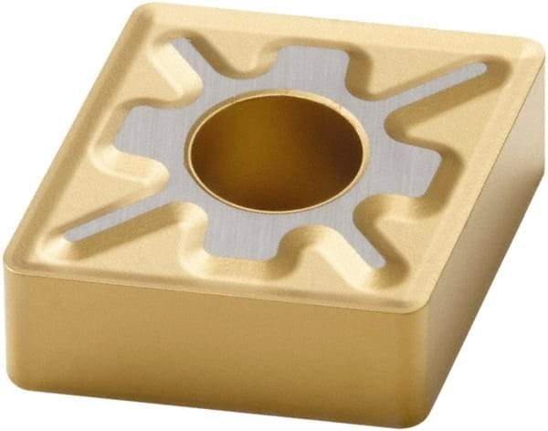 Seco - CNMG433 MF3 Grade TP40 Carbide Turning Insert - TiC/TiCN/TiN Finish, 80° Diamond, 1/2" Inscr Circle, 3/16" Thick, 3/64" Corner Radius - Benchmark Tooling