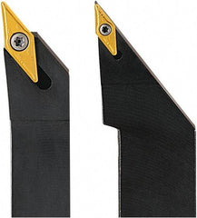 Seco - SVJB, Right Hand Cut, 93° Lead Angle, 16mm Shank Height x 16mm Shank Width, Neutral Rake Indexable Turning Toolholder - 100mm OAL, VB..1604.., VCG..1604.. Insert Compatibility, Series Screw Lock - Benchmark Tooling