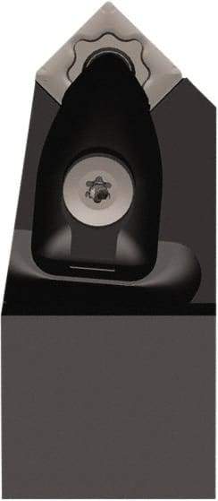 Seco - DSDN, Neutral Cut, 45° Lead Angle, 25mm Shank Height x 25mm Shank Width, Negative Rake Indexable Turning Toolholder - 150mm OAL, SN..1204.. Insert Compatibility, Series Dual Clamp - Benchmark Tooling