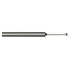 Back Deburring Mill - 0.1150″ Head Diameter × 1.0000″ (1″) Neck Length × 45° per side Carbide Back Deburring Mill, 5 Flutes - Exact Industrial Supply