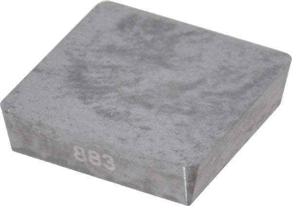 Seco - SPG422F Grade 883 Carbide Turning Insert - Uncoated, 90° Square, 1/2" Inscr Circle, 1/8" Thick, 1/32" Corner Radius - Benchmark Tooling