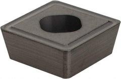 Seco - SPMM433 46 Grade 883 Carbide Turning Insert - Uncoated, 90° Square, 1/2" Inscr Circle, 3/16" Thick, 3/64" Corner Radius - Benchmark Tooling