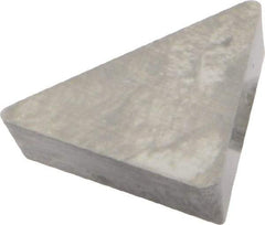 Seco - TPG322 Grade HX Carbide Turning Insert - Uncoated, 60° Triangle, 3/8" Inscr Circle, 1/8" Thick, 1/32" Corner Radius - Benchmark Tooling