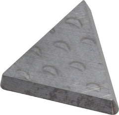 Seco - TPG322 Grade 883 Carbide Turning Insert - Uncoated, 60° Triangle, 3/8" Inscr Circle, 1/8" Thick, 1/32" Corner Radius - Benchmark Tooling
