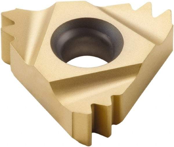 Seco - 22NR Internal Right Hand 11 Whitworth Laydown Threading Insert - Grade CP500, TiAlN/TiN Coated Carbide, 12.7mm Inscribed Circle - Benchmark Tooling