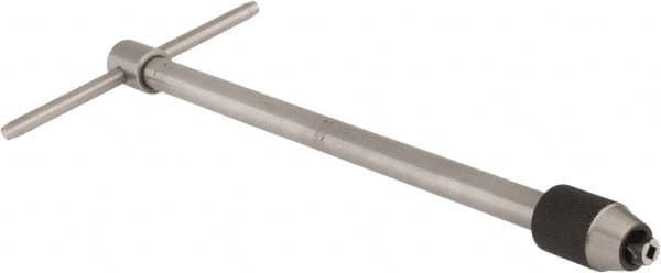 Starrett - 7/32 to 7/16" Tap Capacity, T Handle Tap Wrench - 10" Overall Length - Benchmark Tooling