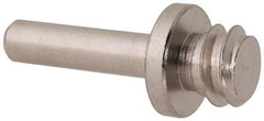 Weiler - 1/4" Max Diam, Abrasive Disc Mandrel - For Abrasive Discs - Benchmark Tooling