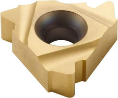 Seco - 22NR Internal Right Hand 5 API V 0.040 Laydown Threading Insert - Grade CP500, TiAlN/TiN Coated Carbide, 12.7mm Inscribed Circle - Benchmark Tooling
