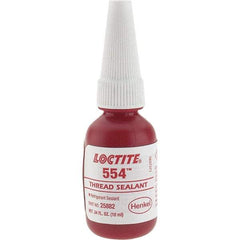 Loctite - 10 mL, Red, Thread Sealant - Series 554 - Benchmark Tooling