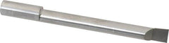 Accupro - 0.36" Min Bore Diam, 3" Max Bore Depth, 3/8 Shank Diam, Corner Radius Boring Bar - 0.005 to 0.008" Corner Radius, Right Hand Cut, Solid Carbide, Bright Finish - Exact Industrial Supply