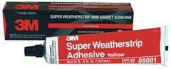 3M - 5 oz Weatherstrip Adhesive - Yellow, -20 to 300°F - Benchmark Tooling