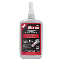 Vibra-Tite - 250 mL Bottle, Red, High Temp/High Strength Threadlocker - Benchmark Tooling