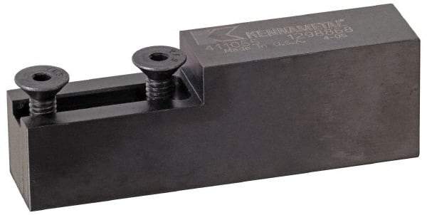 Kennametal - 411 VRS, Right Hand Cut, 1" Shank Height x 1" Shank Width, Neutral Rake Indexable Turning Toolholder - 6" OAL, R..V23 Insert Compatibility, Series V-Bottom Round - Benchmark Tooling