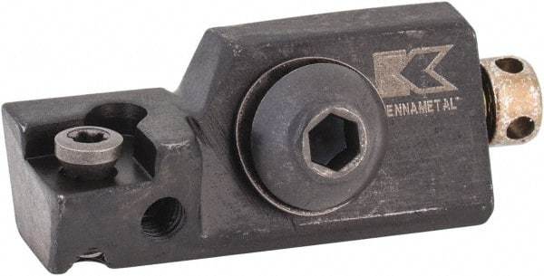 Kennametal - Series Screw-On, Right Hand Cut, 25mm Min Bore Diam, Boring Cartridge - 0.394" Back of Bar to Cutting Edge, CP... Insert, 1.26" OAL, 0° Lead Angle - Benchmark Tooling