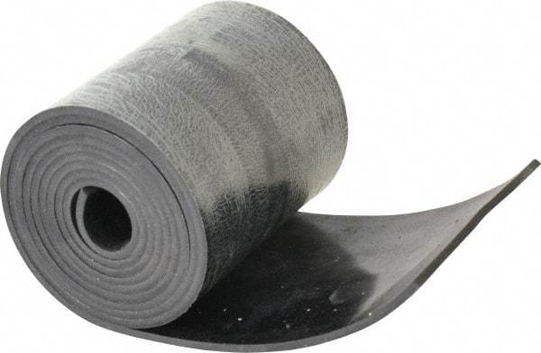 Made in USA - 1/8" Thick x 4" Wide x 60" Long, Buna-N Rubber Strip - Stock Length, 60 Shore A Durometer, 800 to 1,000 psi Tensile Strength, -20 to 170°F, Black - Benchmark Tooling