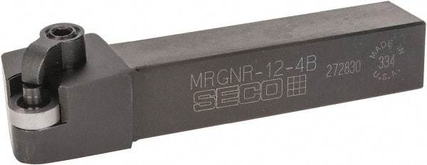 Seco - MRGN, Right Hand Cut, 3/4" Shank Height x 3/4" Shank Width, Negative Rake Indexable Turning Toolholder - 4-1/2" OAL, RN..43 Insert Compatibility, Series Multiple Lock - Benchmark Tooling
