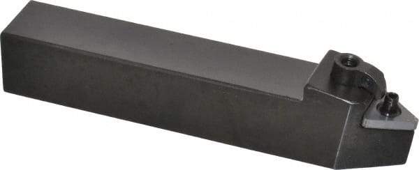 Seco - MTEN, Neutral Cut, 0° Lead Angle, 3/4" Shank Height x 3/4" Shank Width, Negative Rake Indexable Turning Toolholder - 4-1/2" OAL, TN..33. Insert Compatibility, Series Multiple Lock - Benchmark Tooling