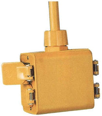 Woodhead Electrical - 1 Gang, Rectangle Outlet Box - 4" Overall Height x 4" Overall Width, Weather Resistant - Benchmark Tooling