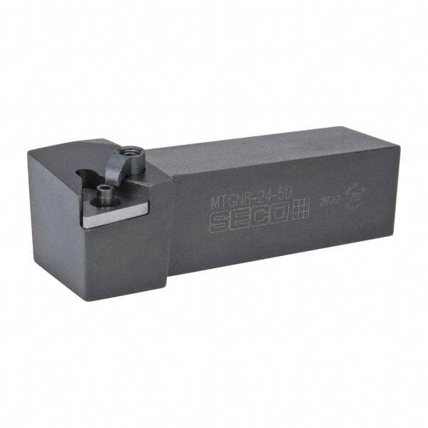 Seco - MTGN, Right Hand Cut, 1-1/2" Shank Height x 1-1/2" Shank Width, Negative Rake Indexable Turning Toolholder - 6" OAL, TN..54. Insert Compatibility, Series Multiple Lock - Benchmark Tooling