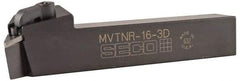 Seco - MVTN, Right Hand Cut, 27.5° Lead Angle, 1" Shank Height x 1" Shank Width, Negative Rake Indexable Turning Toolholder - 6" OAL, VN..33. Insert Compatibility, Series Multiple Lock - Benchmark Tooling