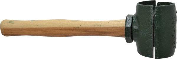 Garland - 5-1/4 Lb Head 2-3/4" Face Malleable Iron Split Head Hammer without Faces - 12" Wood Handle - Benchmark Tooling