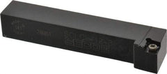 Seco - SCLC, Left Hand Cut, -5° Lead Angle, 3/4" Shank Height x 3/4" Shank Width, Neutral Rake Indexable Turning Toolholder - 4-1/2" OAL, CC..32.5. Insert Compatibility, Series Screw Lock - Benchmark Tooling