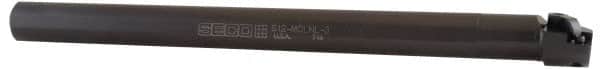Seco - 1" Min Bore Diam, 10" OAL, 3/4" Shank Diam, MCLN Indexable Boring Bar - CNMG 322 Insert, Pin & Clamp Holding Method - Benchmark Tooling