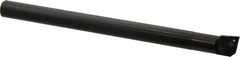 Seco - 1" Min Bore Diam, 10" OAL, 3/4" Shank Diam, MCLN Indexable Boring Bar - CNMG 322 Insert, Pin & Clamp Holding Method - Benchmark Tooling