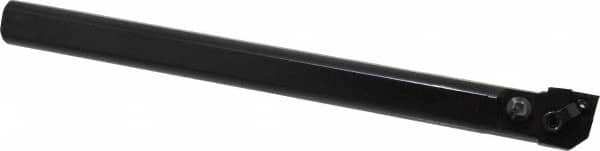 Seco - 1.28" Min Bore Diam, 12" OAL, 1" Shank Diam, MCLN Indexable Boring Bar - CNMG 432 Insert, Pin & Clamp Holding Method - Benchmark Tooling
