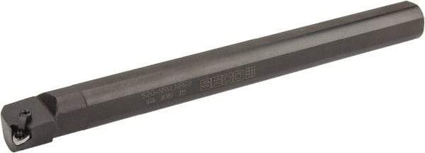 Seco - 1.47" Min Bore Diam, 14" OAL, 1-1/4" Shank Diam, MWLN Indexable Boring Bar - WNMG 332 Insert, Pin & Clamp Holding Method - Benchmark Tooling