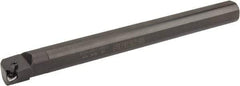 Seco - 1.47" Min Bore Diam, 14" OAL, 1-1/4" Shank Diam, MWLN Indexable Boring Bar - WNMG 332 Insert, Pin & Clamp Holding Method - Benchmark Tooling