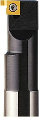 Seco - SN, Internal, Right Hand, 2.65mm Max Depth of Cut, 1.15 to 2.65mm Groove Width, Indexable Grooving Tool Holder - 9NR Insert Compatibility, 9.5mm Shank Width, 100mm OAL - Benchmark Tooling