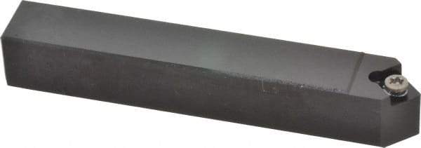 Seco - SSDC, Neutral Cut, 0° Lead Angle, 5/8" Shank Height x 5/8" Shank Width, Neutral Rake Indexable Turning Toolholder - 4" OAL, SC..32.51 Insert Compatibility, Series Screw Lock - Benchmark Tooling