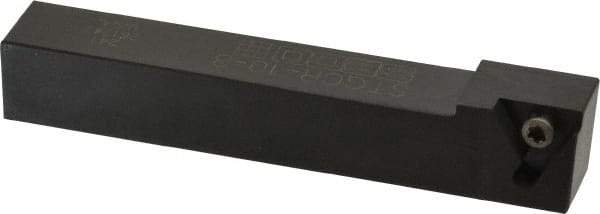 Seco - STGC, Right Hand Cut, 5/8" Shank Height x 5/8" Shank Width, Neutral Rake Indexable Turning Toolholder - 4" OAL, SC..32.51 Insert Compatibility, Series Screw Lock - Benchmark Tooling