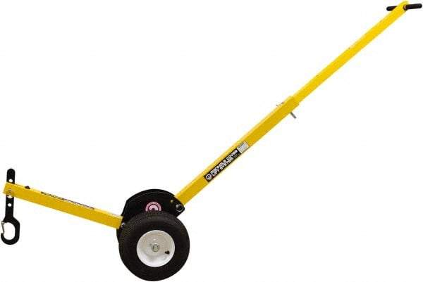Mag-Mate - 400 Lb Load Capacity, Lift Magnet Dolly - 12" High x 41" Long x 13" Wide - Benchmark Tooling