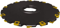 Seco - Arbor Hole Connection, 0.4724" Cutting Width, 1.807" Depth of Cut, 160mm Cutter Diam, 1.5748" Hole Diam, 8 Tooth Indexable Slotting Cutter - 335.19 Toolholder, SNHQ 1207 Insert - Benchmark Tooling