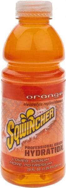 Sqwincher - 20 oz Bottle Orange Activity Drink - Ready-to-Drink - Benchmark Tooling