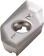 Seco - XPKX12T320 E08 Grade H25 Carbide Milling Insert - Uncoated, 0.157" Thick, 0.079" Corner Radius - Benchmark Tooling