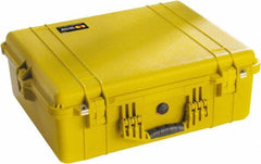 Pelican Products, Inc. - 19-23/64" Wide x 8-51/64" High, Clamshell Hard Case - Yellow, Polyethylene - Benchmark Tooling