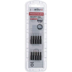 Wiha - 25mm Hex Screwdriver Bit - 1/4" Drive, 1" OAL - Benchmark Tooling