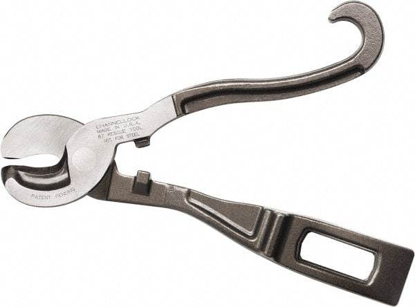 Channellock - 8-5/8" OAL, Cable Cutter - 1-3/7" Jaw Length x 1.62" Jaw Width, Round Head - Benchmark Tooling