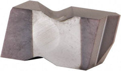 Kennametal - NTC3 Grade KCU10, External UN Threading Insert - 8 TPI Ext Pitch, Right Hand Insert, AlTiN Finish, Carbide - Benchmark Tooling