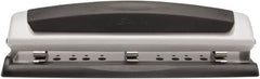 Swingline - Paper Punches Type: 10 Sheet Manual Two to Three Hole Punch Color: Black/Silver - Benchmark Tooling