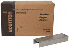 Stanley Bostitch - 1-3/8" Wide Steel Crown Staples - 5/8" Leg Length - Benchmark Tooling