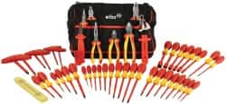 Wiha - 50 Piece Insulated Hand Tool Set - Comes in Canvas Pouch - Benchmark Tooling