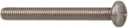 Made in USA - 1/4-28 UNF, 3/4" Length Under Head Phillips Drive Machine Screw - Pan Head, Grade 18-8 Stainless Steel, Black Oxide Finish, Without Washer - Benchmark Tooling