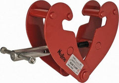 Value Collection - 2,200 Lbs. Load Capacity Lifting Screwlock Clamp - 2-3/4 to 9.1 Inch Grip and 10.95 Inch Throat Depth - Benchmark Tooling
