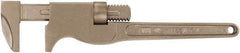 Ampco - 10" Aluminum Bronze Alloy Monkey Wrench - 1-7/8" Pipe Capacity - Benchmark Tooling