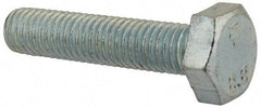 Value Collection - M10x1.50mm Metric Coarse, 45mm Length Under Head Hex Head Cap Screw - Fully Threaded, Grade 8.8 Steel, Zinc-Plated Finish, 17mm Hex - Benchmark Tooling