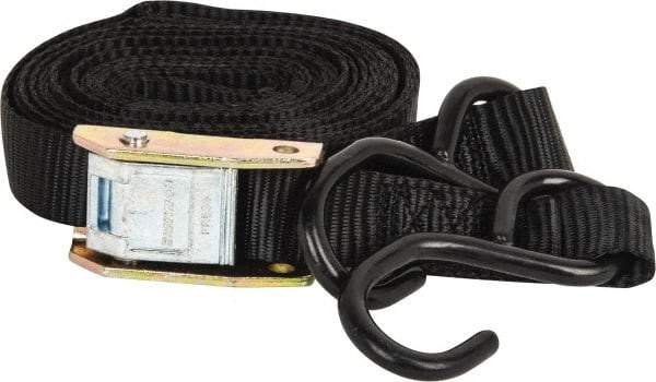 Erickson Manufacturing - 15' Long x 1" Wide, 750 Lb Basket Capacity, 750 Lb Vertical Capacity, Nylon Web Sling - Black - Benchmark Tooling